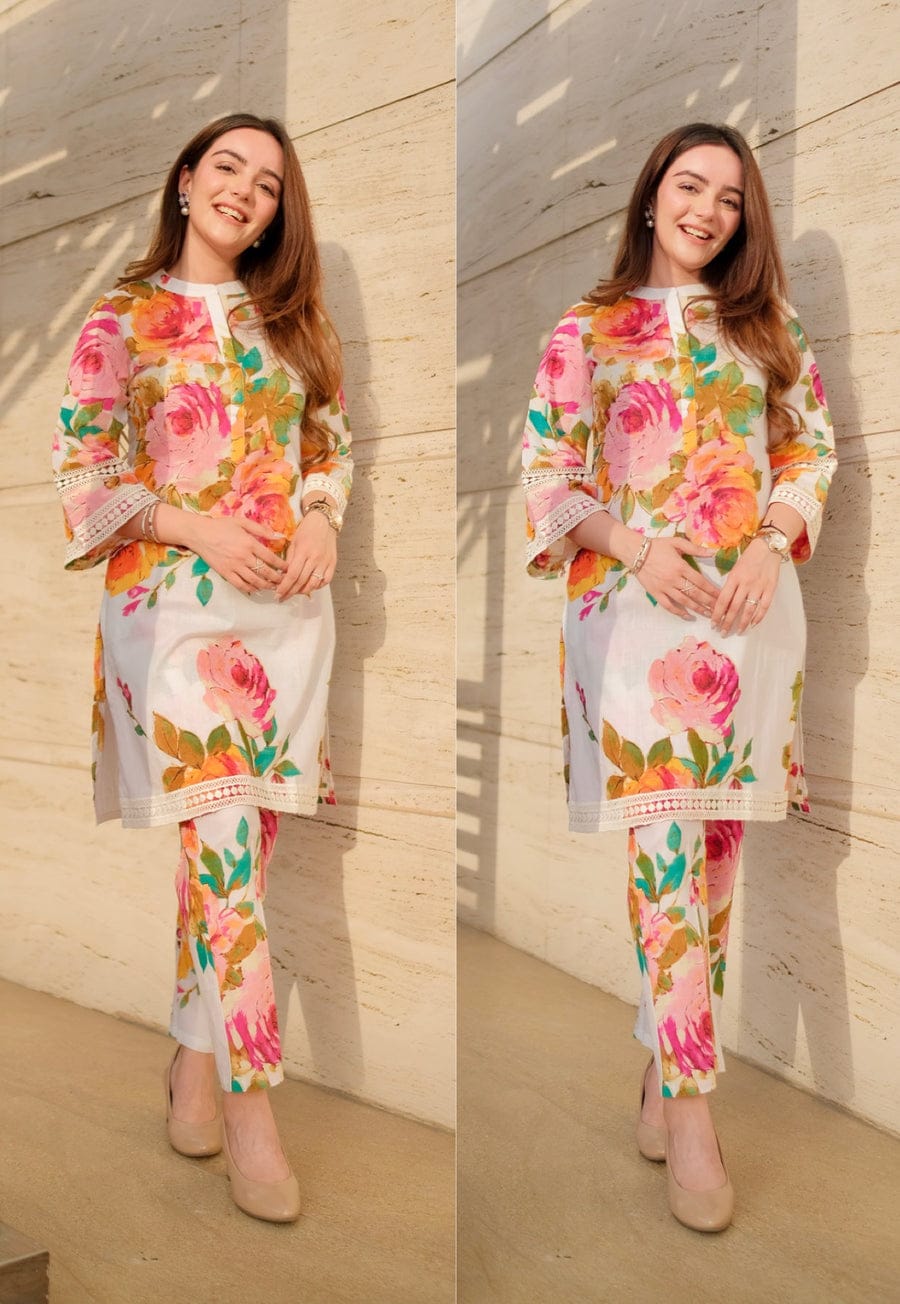 Floral Digital Printed Co-ord Set