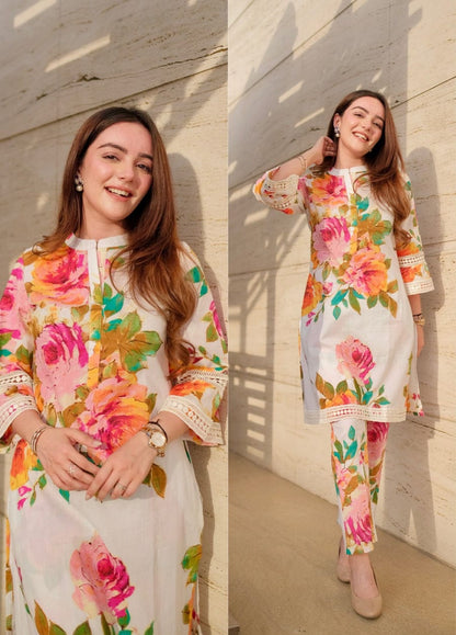 Floral Digital Printed Co-ord Set